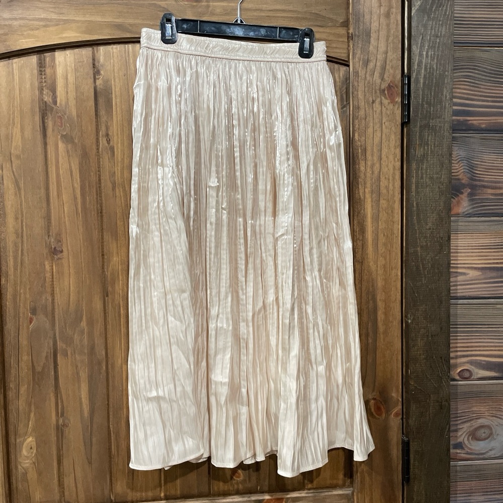 Orange Creek Cream Midi Skirt